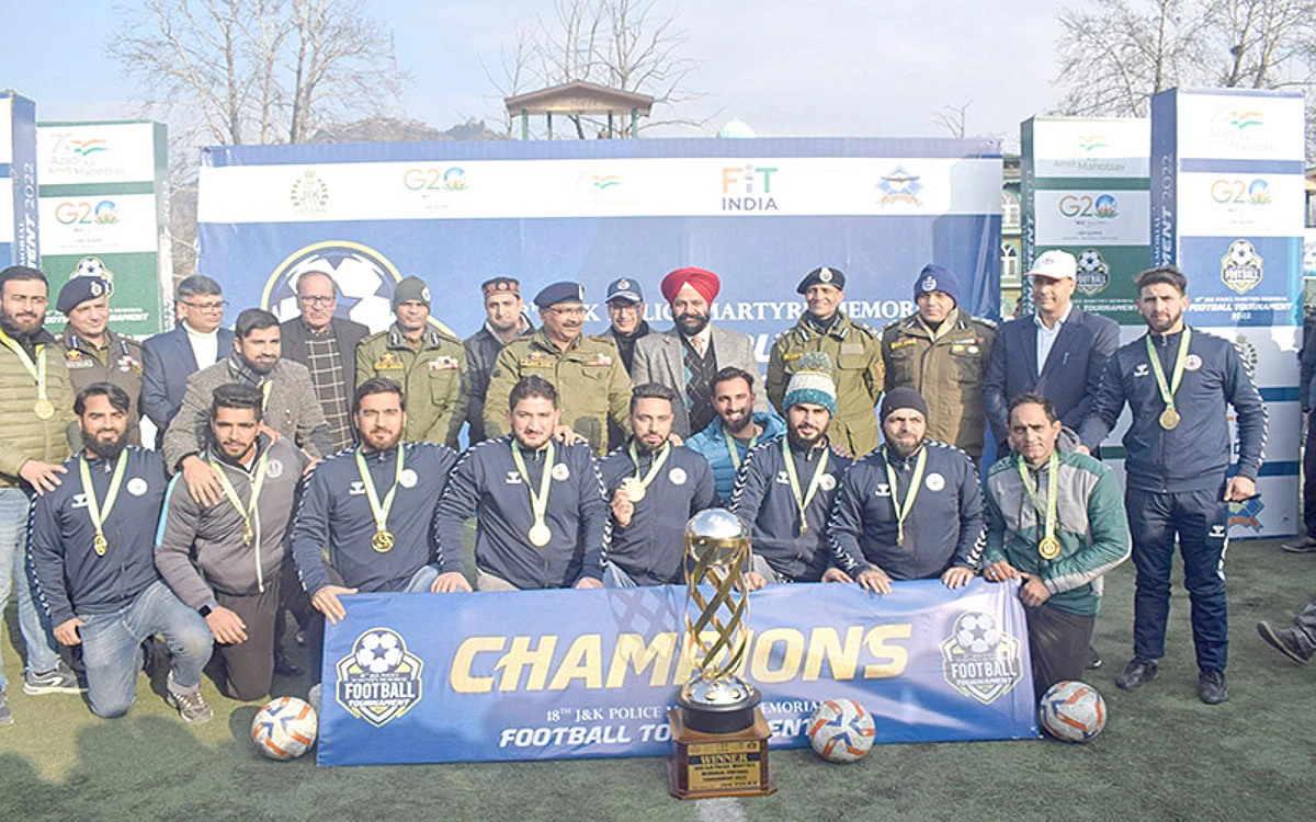 DGP declares 18th football tournament closed | ‘Engaging youth in positive activities will promote peace in J&K’