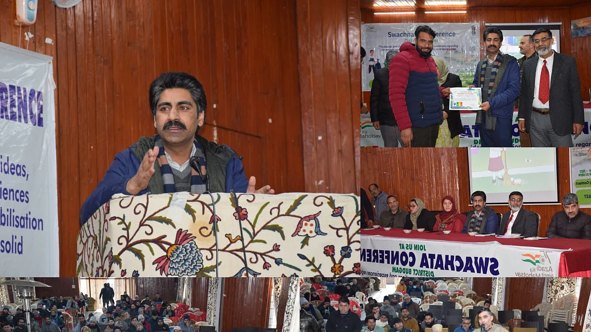DC Budgam was speaking during a conference on Rural Waste Management (Swachata Conference) at Budgam