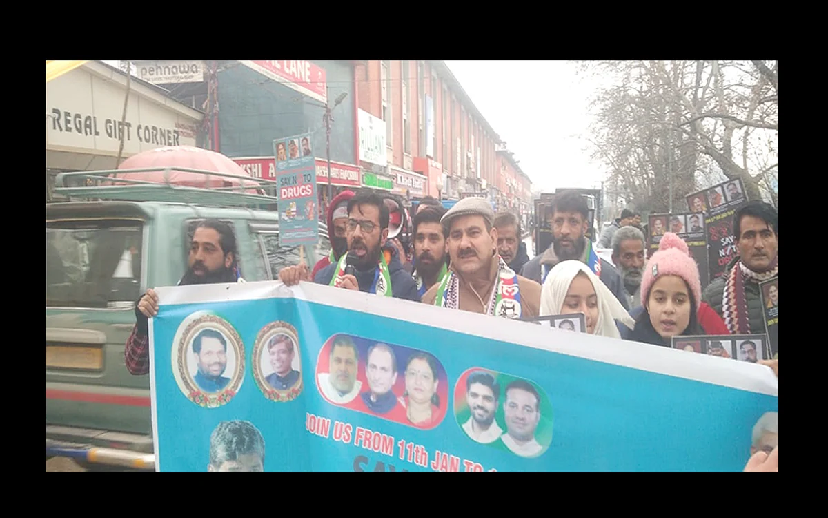 Sanjay Saraf starts anti-drugs campaign