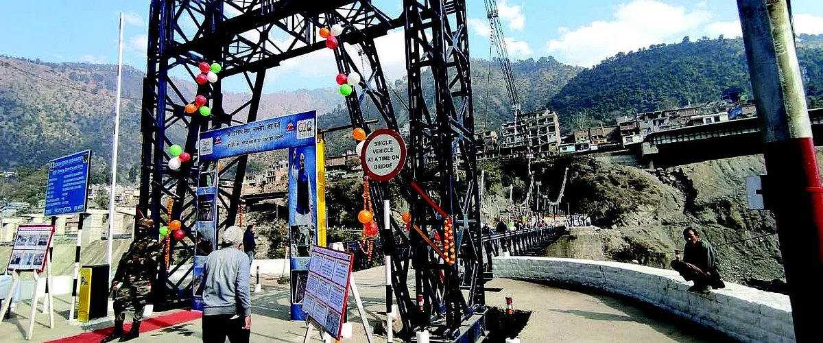 “The work on the bridge was completed on October 31, 2022, at a cost of Rs 3.25 crore,” he said.
