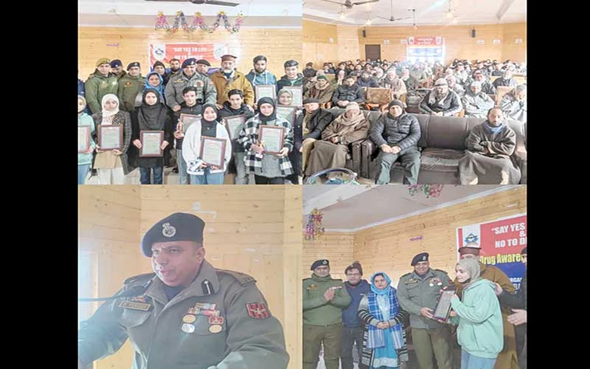 Police organise anti-drug campaign in Awantipora