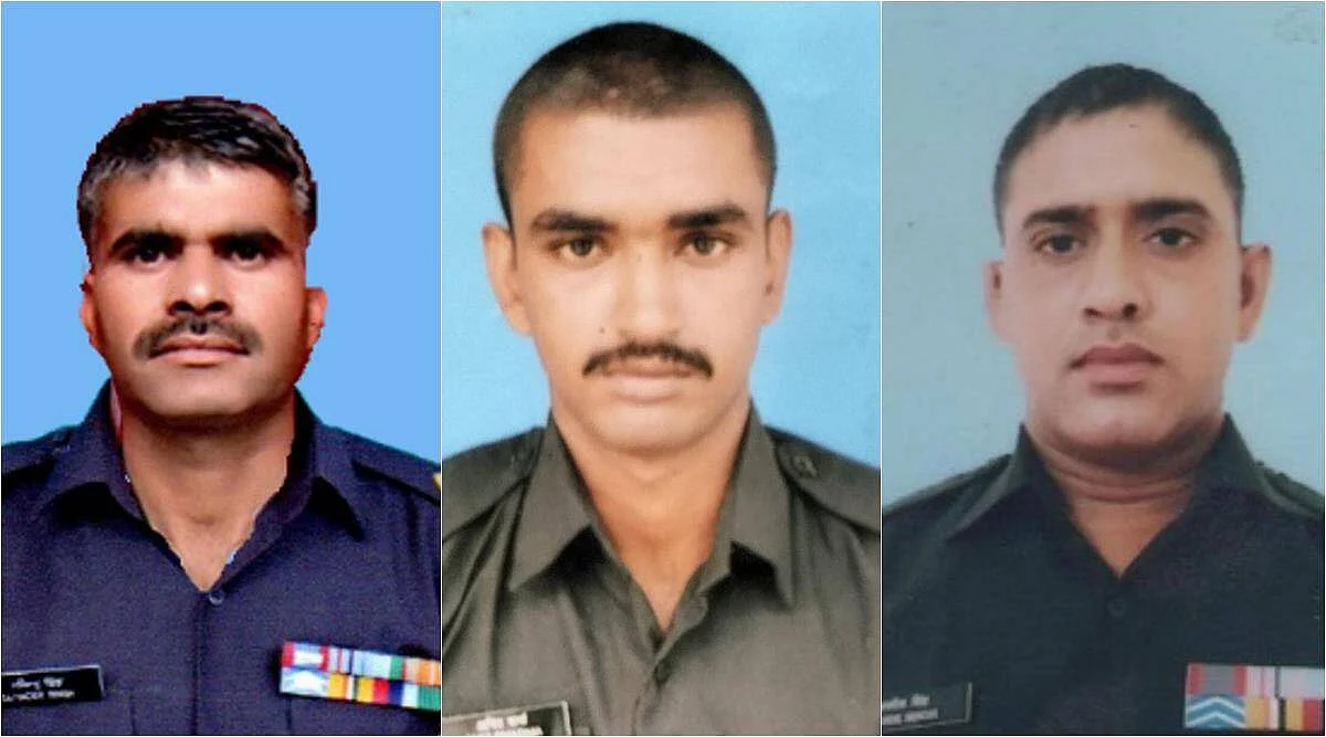 In a Tweet, the Army said that three soldiers slipped into a deep gorge during a regular operation task in the forward area of Machil sector.