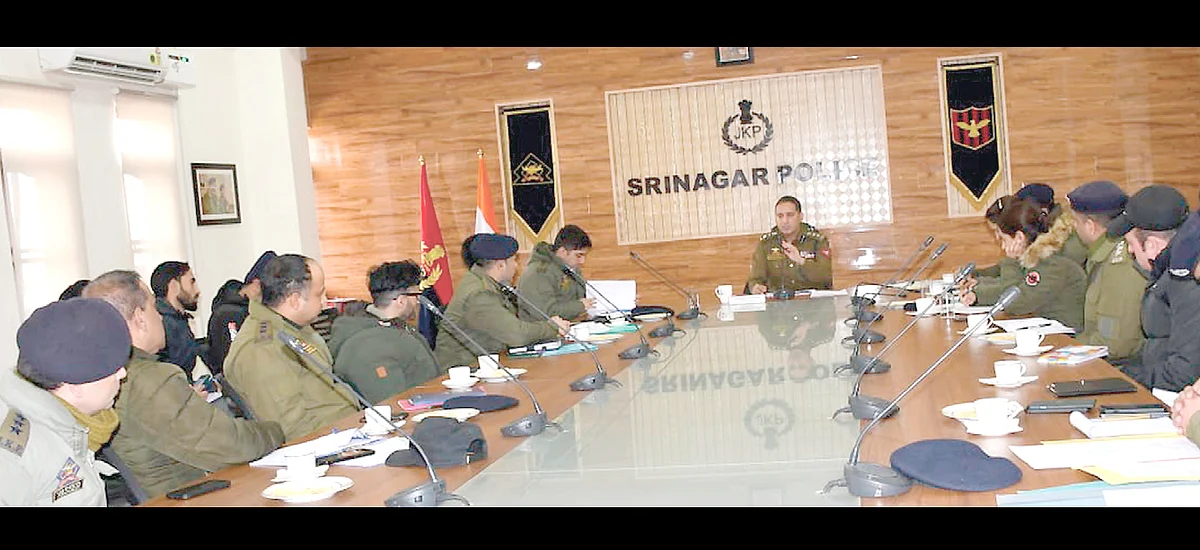 City Police Chief chairs special crime review meeting