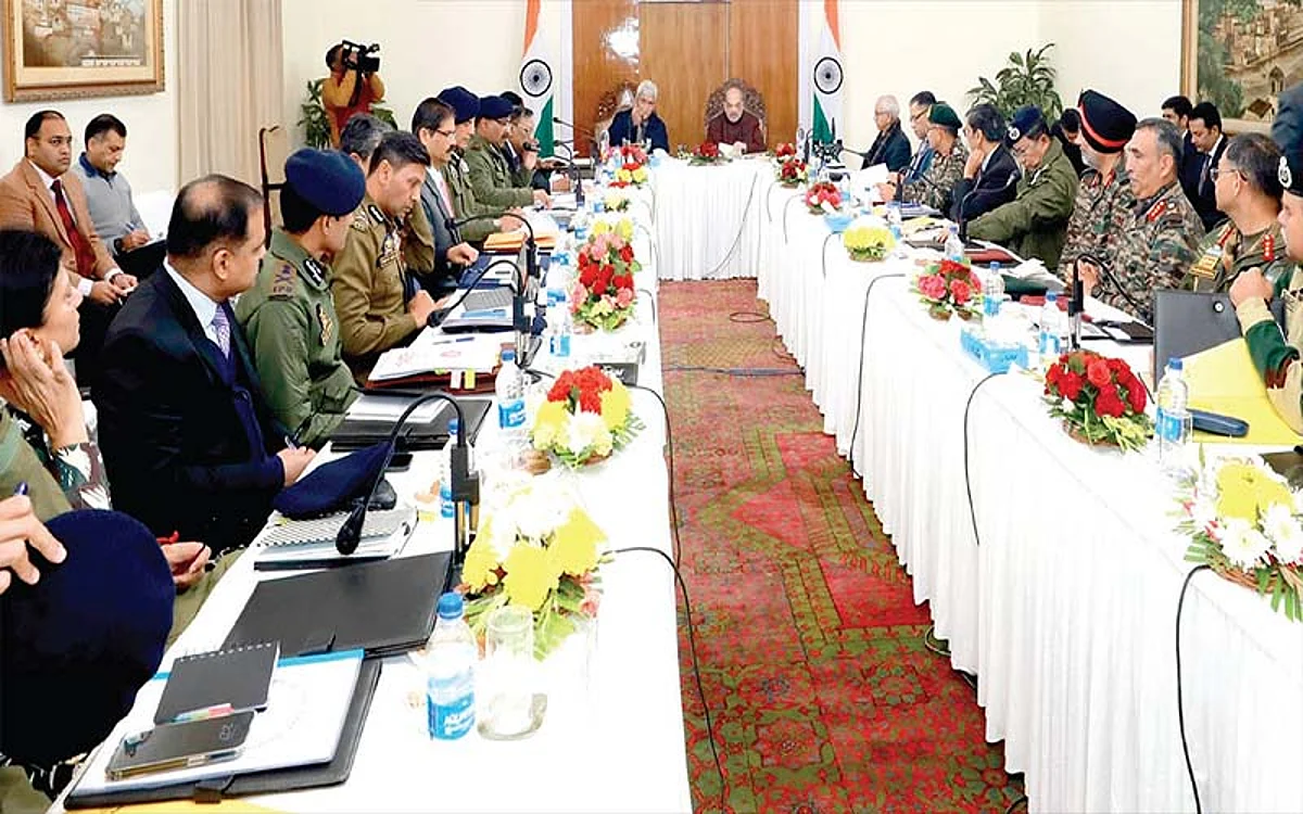 HM Shah deliberates on fine contours of fool-proof ‘security grid’ for J&K