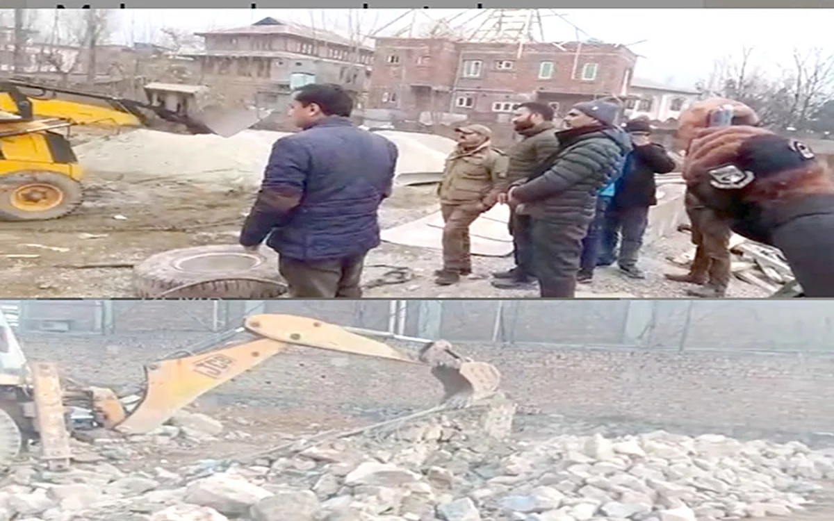 Srinagar Administration launches massive anti-encroachment operations