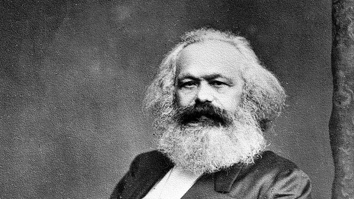 "Due to the unequal distribution of income, the poor get poorer and the rich get richer and a class struggle takes place."