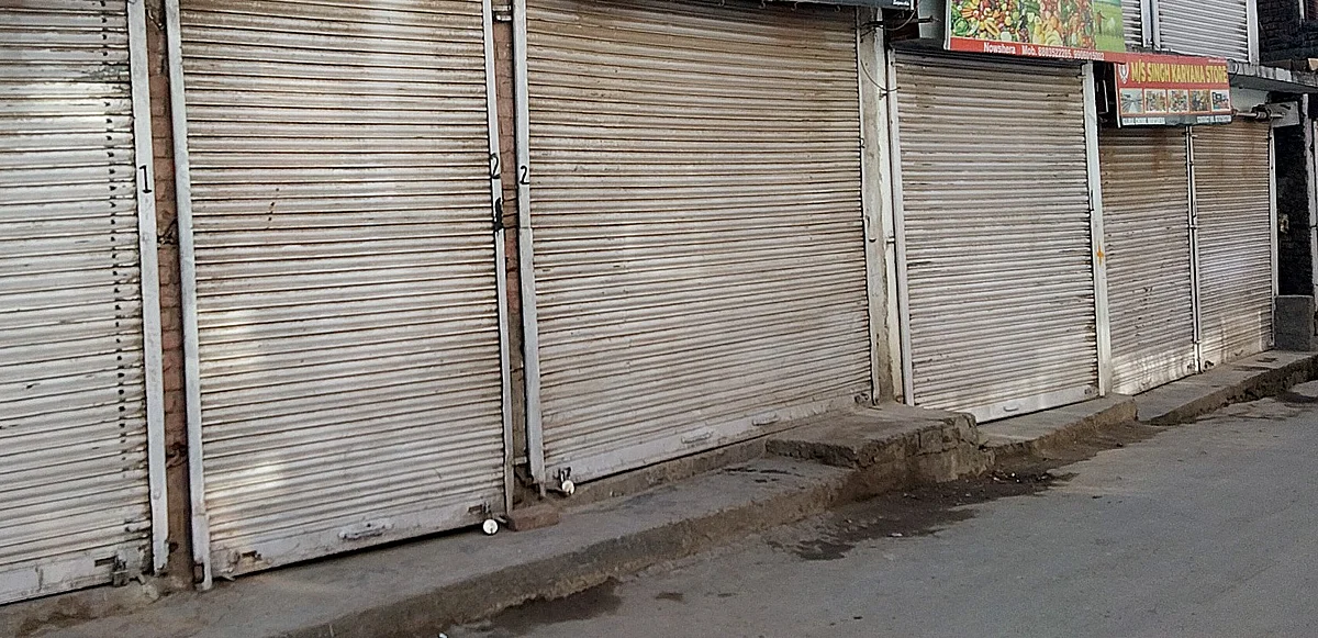 The traders have been asked to keep their business establishments shut.