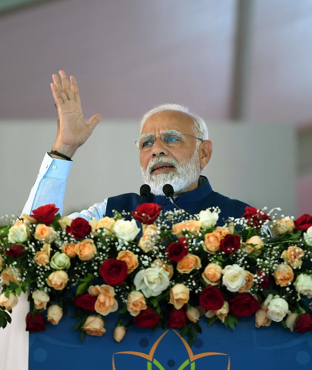 Prime Minister Narendra Modi speaks at the inauguration of the 26th National Youth Festival, in Hubballi on Thursday.