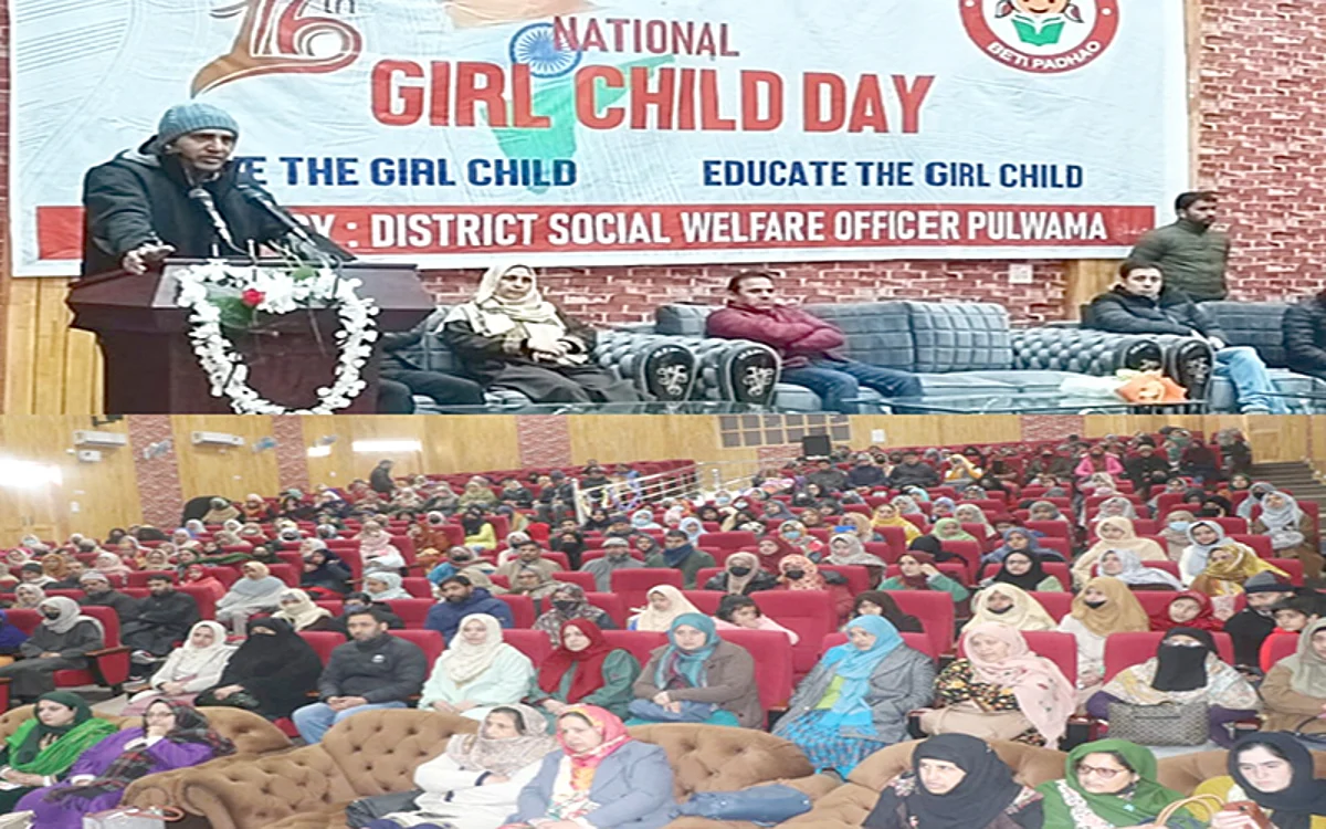 National Girl Child Day celebrated in Pulwama