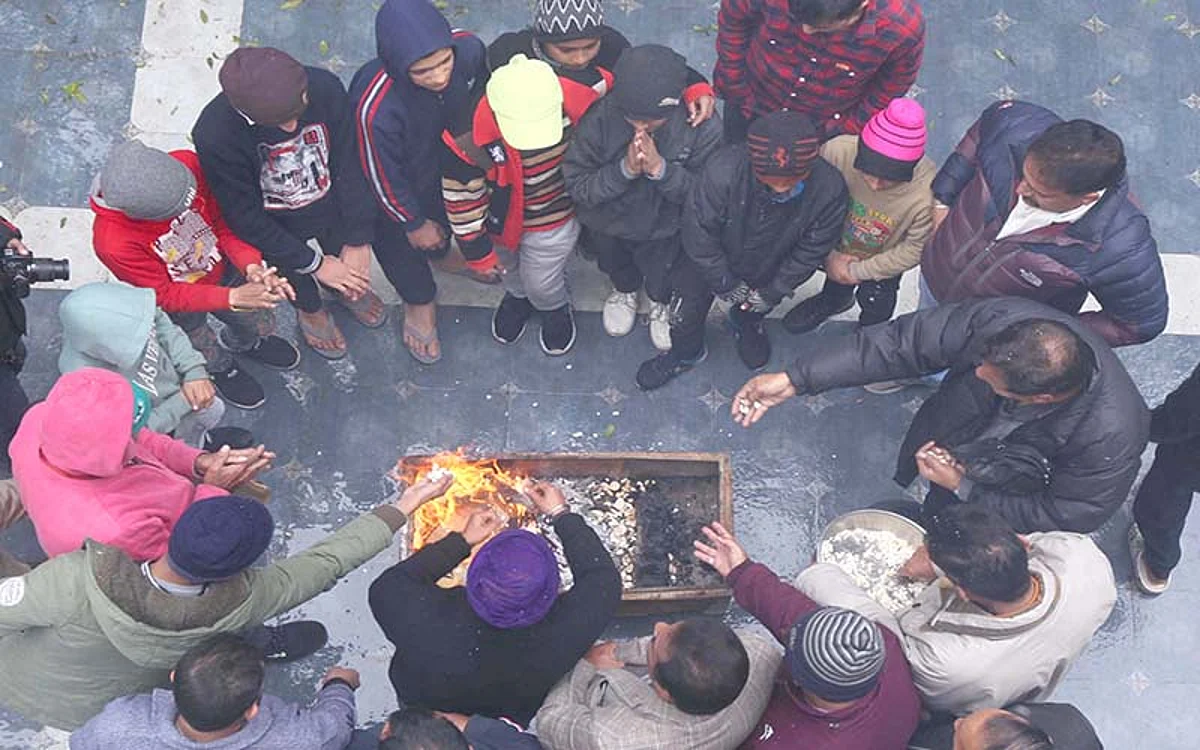 Lohri celebrated in Rajouri, Poonch, Ramban