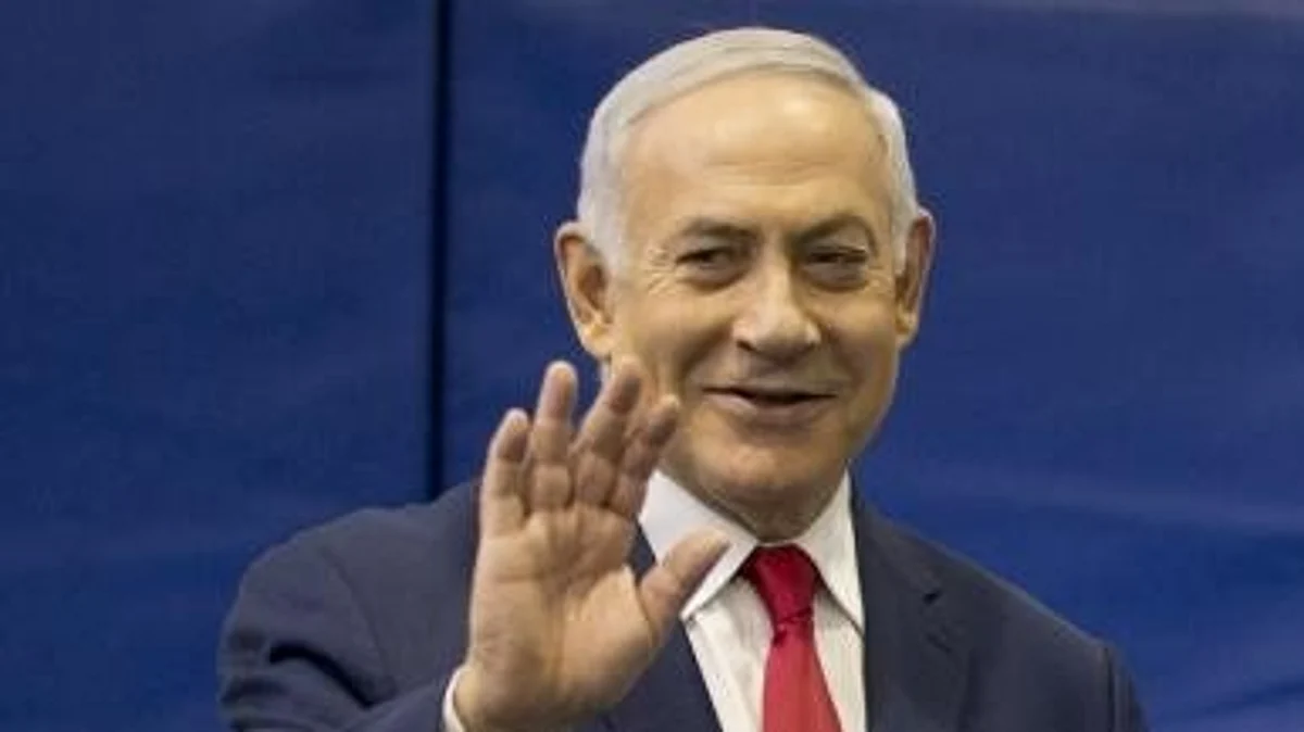 File Photo of Israel's Prime Minister Benjamin Netanyahu.