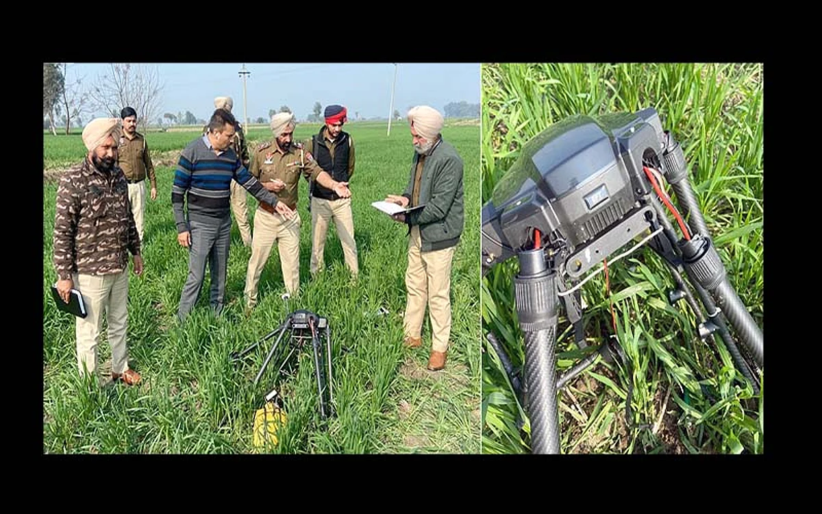 Heroin-carrying hexacopter drone shot down in Punjab