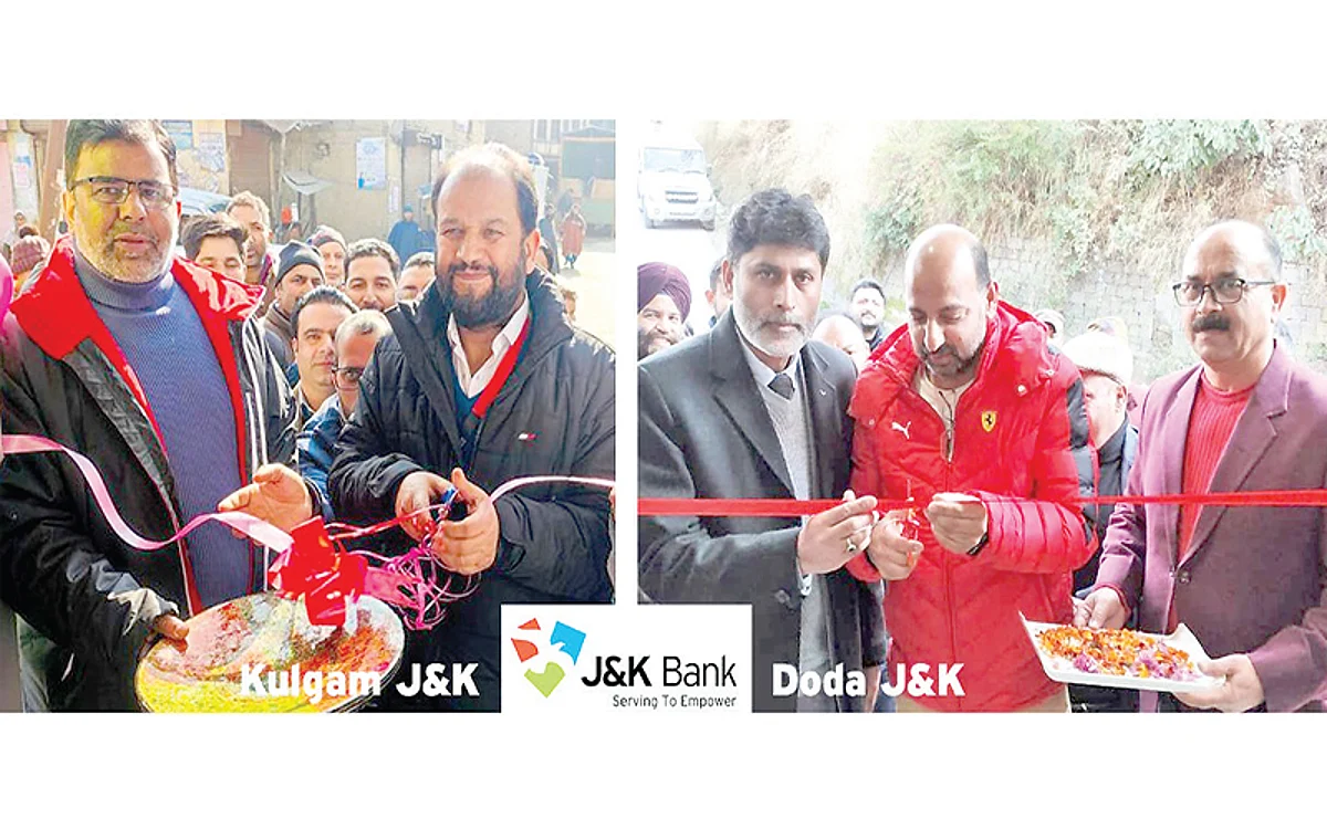 J&K Bank commissions Cash Recycler Machine in Ramban, ATM in Kulgam