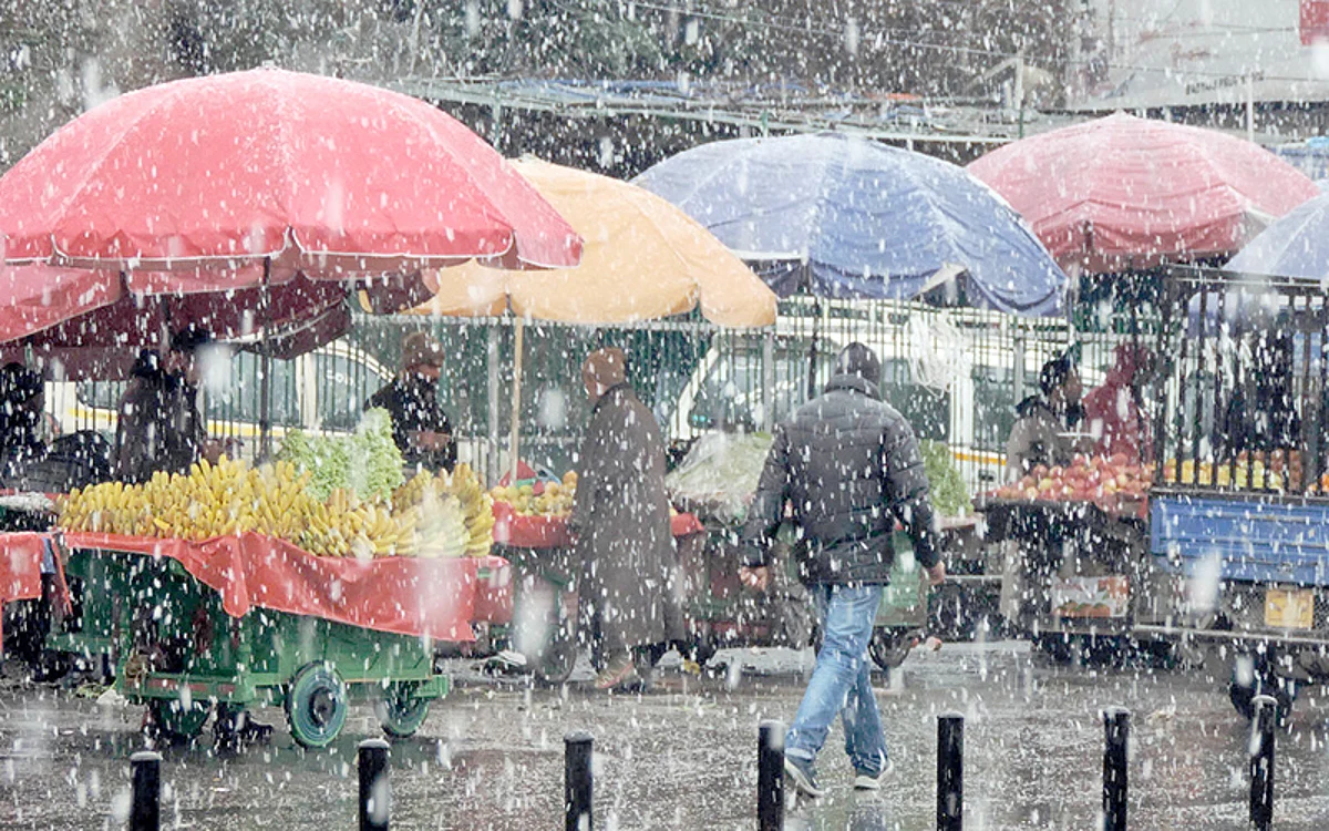 Snowfall disrupts life in Srinagar