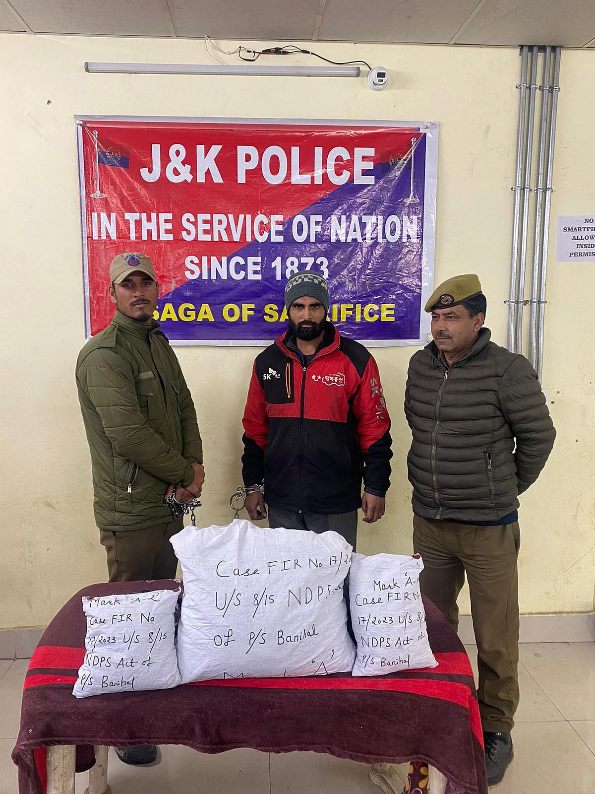 Police said the driver of the truck identified as Avtar Singh son of Talvir Singh resident of Haveli Kalan Rupnagar Punjab was arrested on the spot.