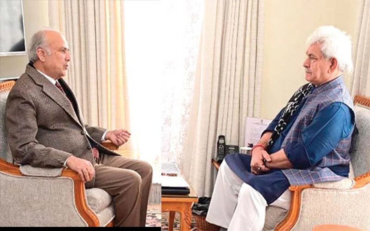 Member Parliament calls on LG Manoj Sinha