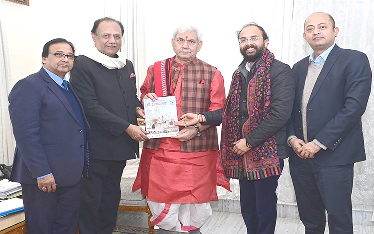 Founder Chairman MSME Development Forum calls on LG Manoj Sinha