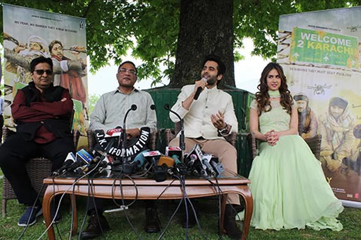 Welcome 2 Karachi’s promotion launched in Srinagar