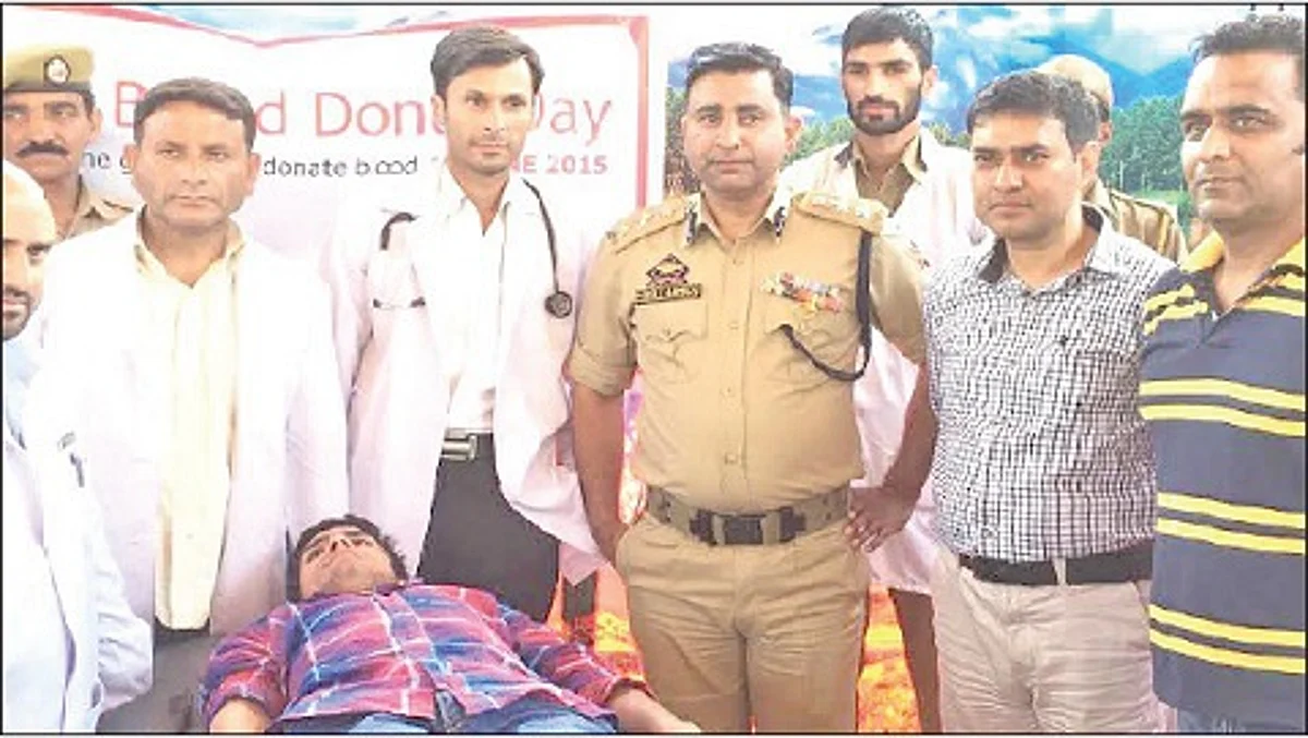 Blood donation camp held in Budgam