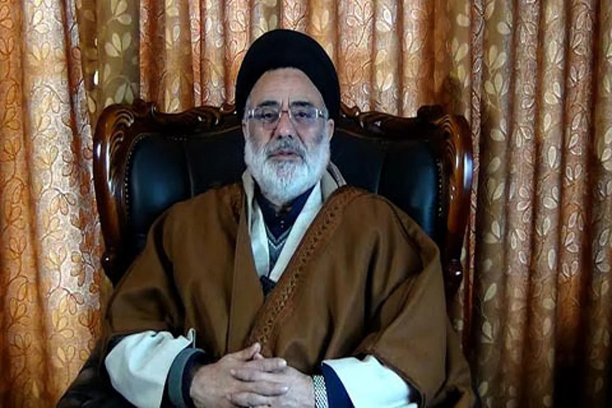 File Photo Jammu and Kashmir Anjuman Sharie Shian President Aga Syed Hassan