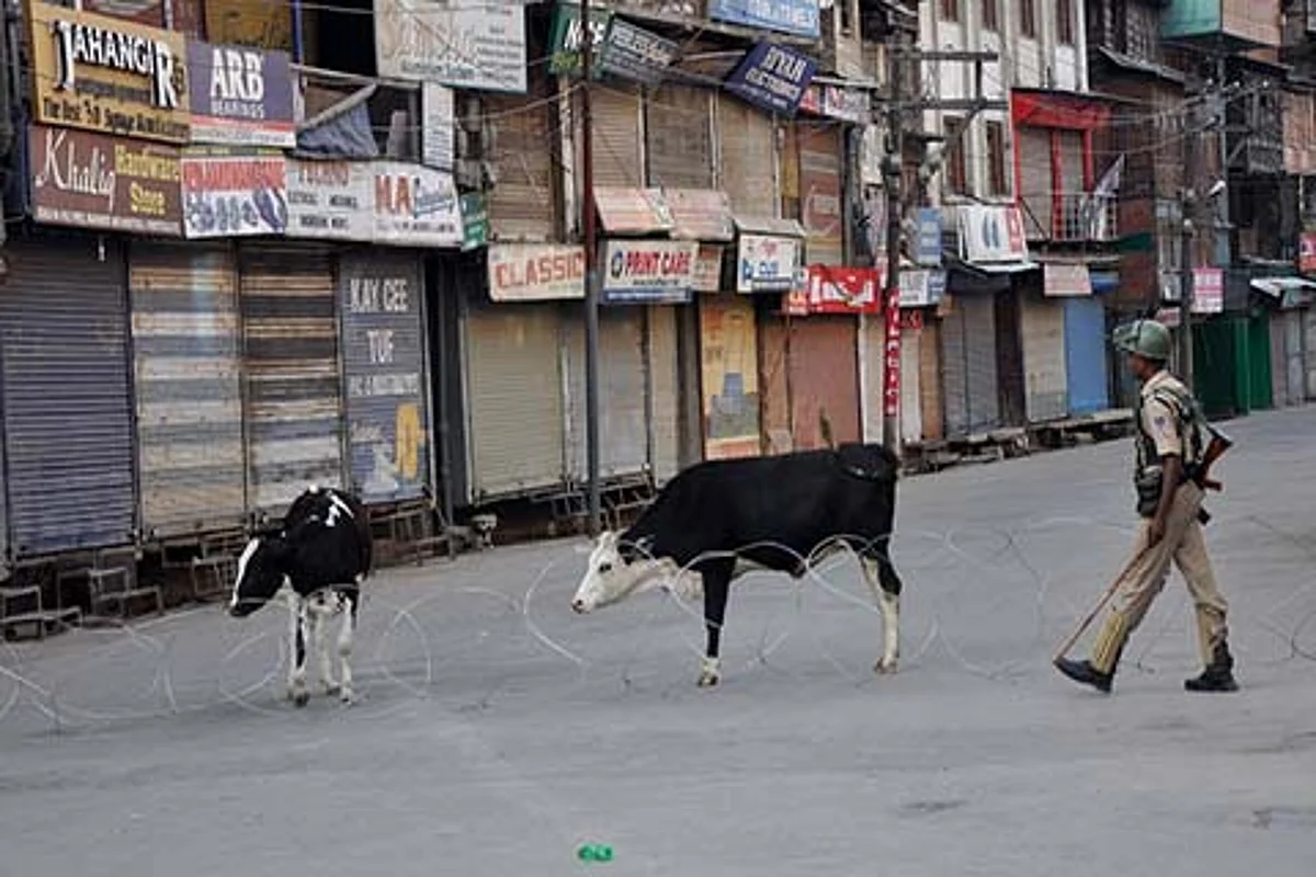 Kashmir under thick security cover