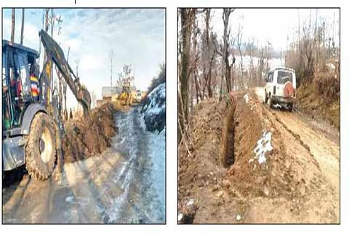 COURTESY PVT TELECOM FIRM: Khag-Drang road “vandalized”, people suffer
