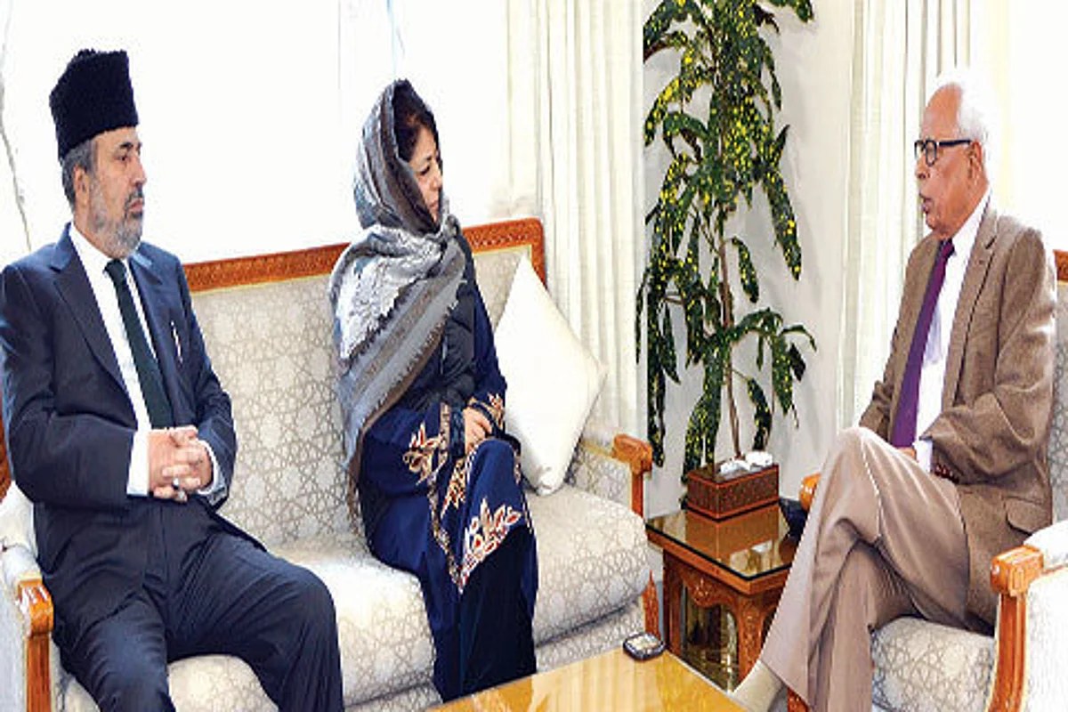 Mehbooba’s rider for govt formation: JK-specific CBMs