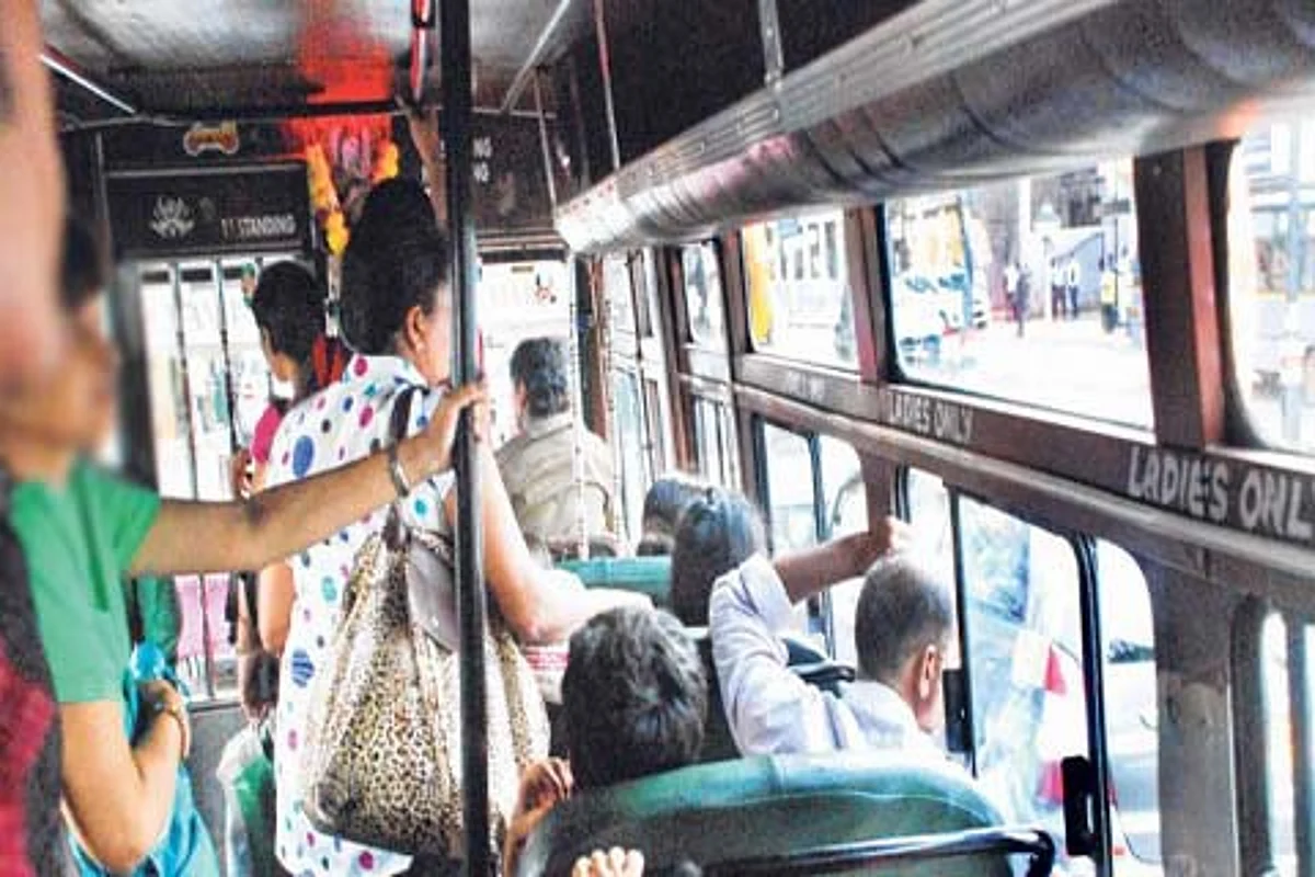 Despite reservation, no seats for women in buses