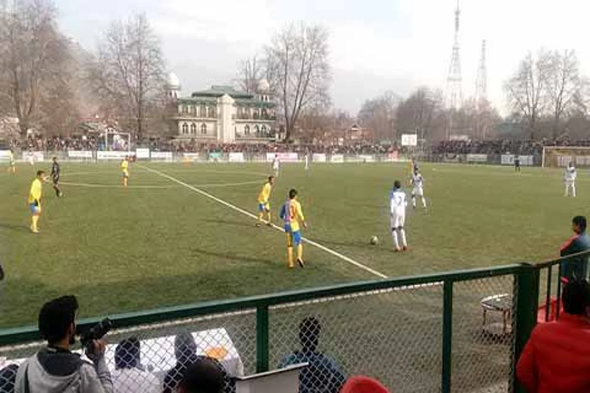Secretary JKSSC reviews ongoing work of playing fields