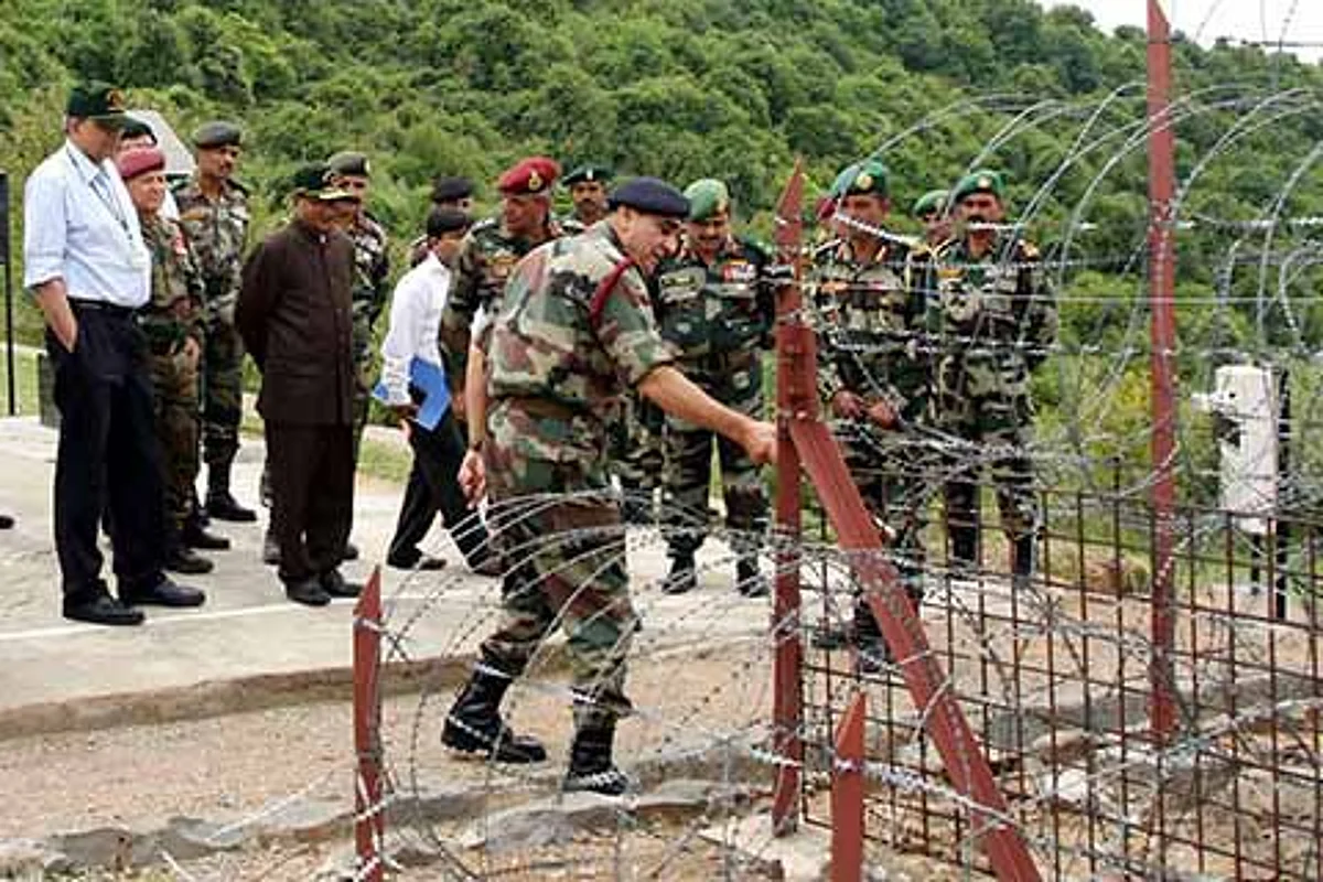 Army demining farmland near LoC in Rajouri village