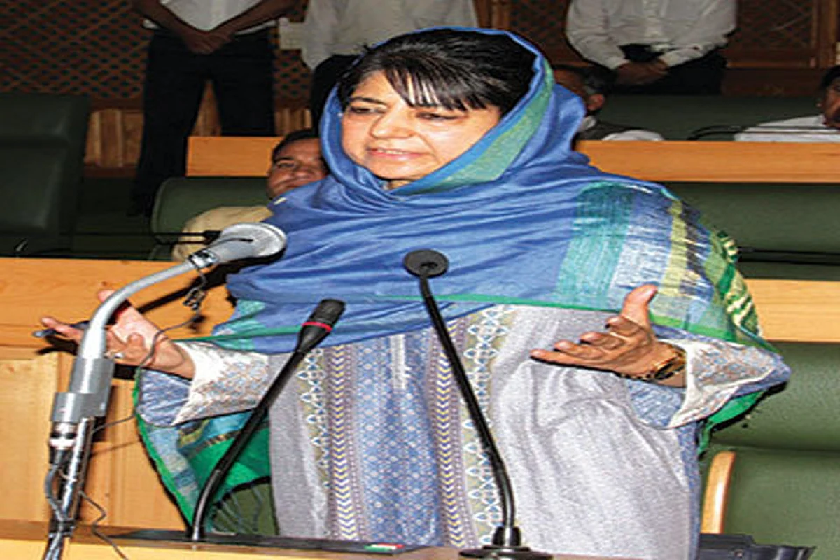 Mehbooba takes oath as MLA