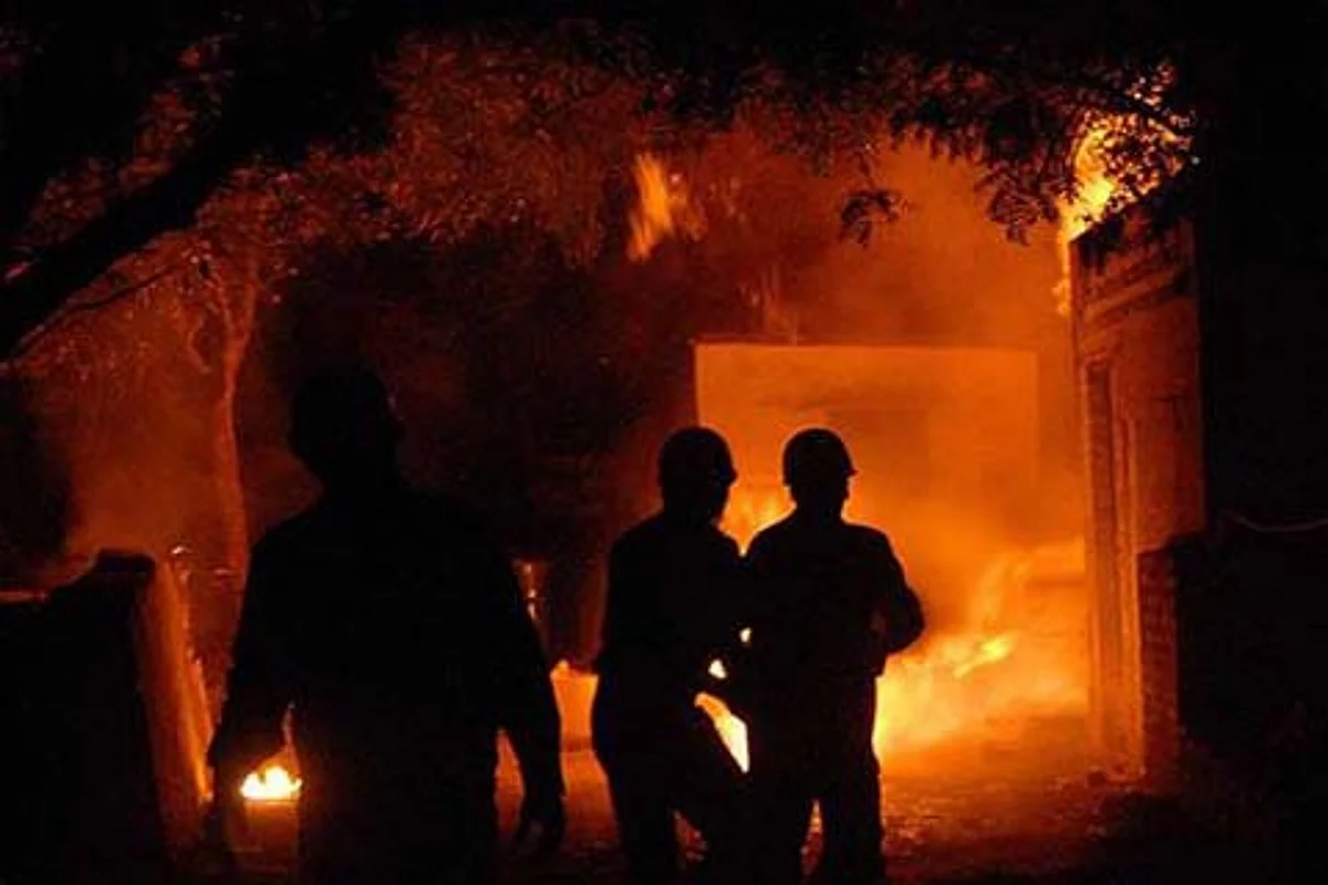 Mother, son duo burn mysteriously