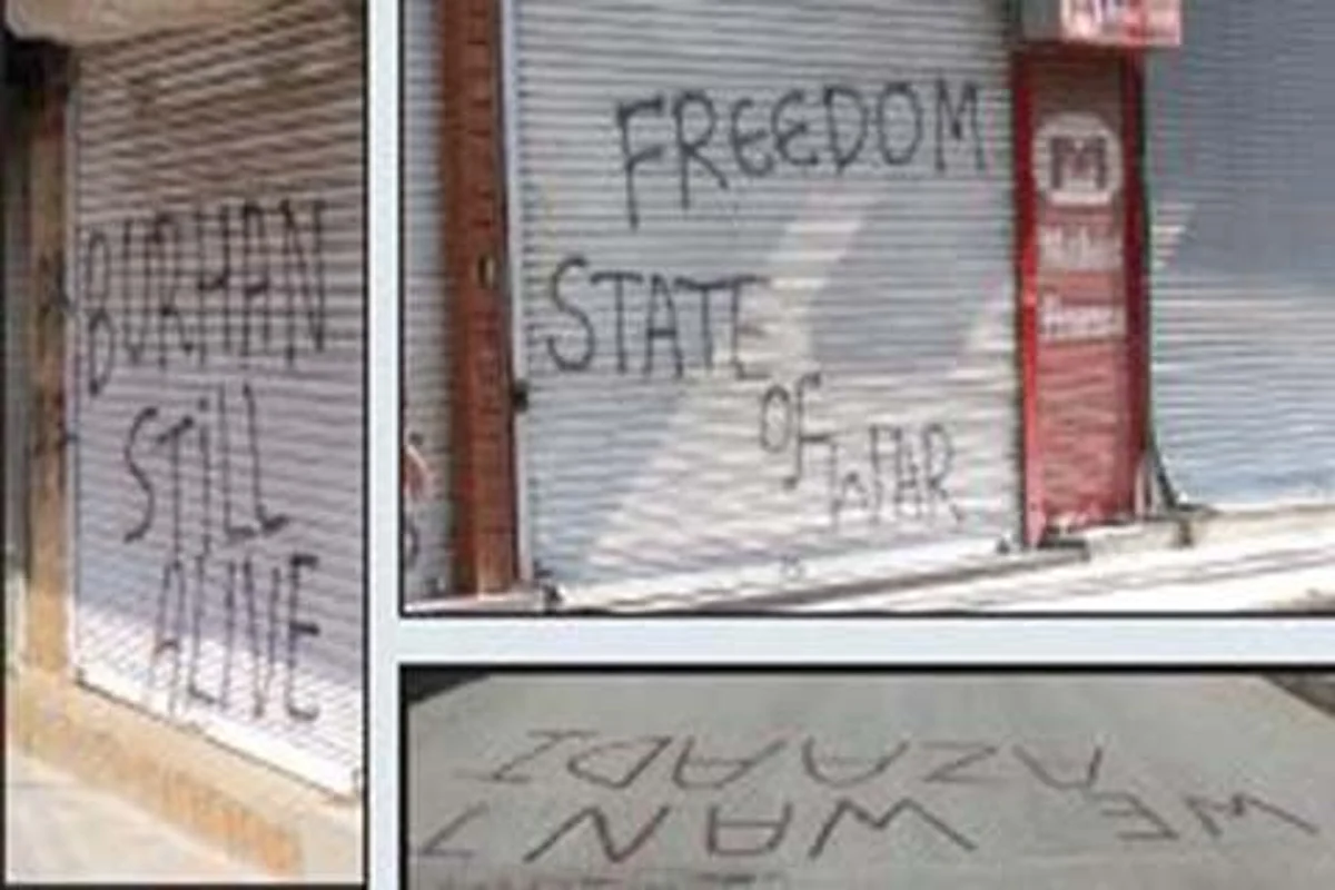 Graffiti ‘a new mode of resistance’ in Valley