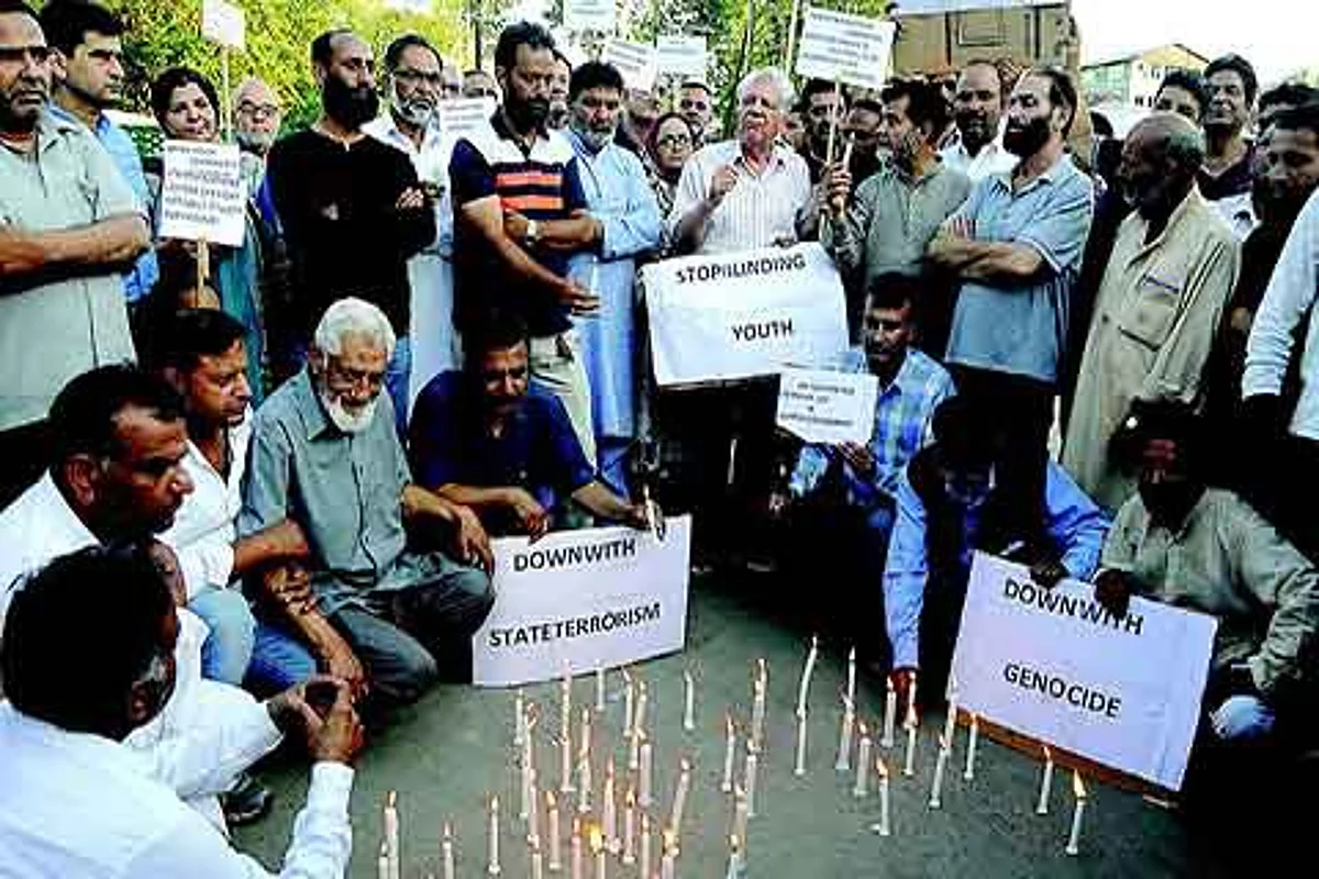 CIVIL SOCIETY PROTESTS “BULLET AND PELLET POLICY” OF GOVERNMENT