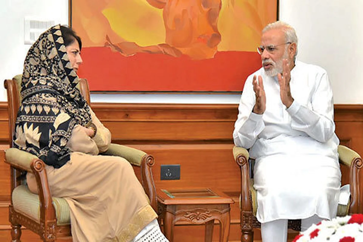 Mehbooba meets PM, seeks political action on Kashmir