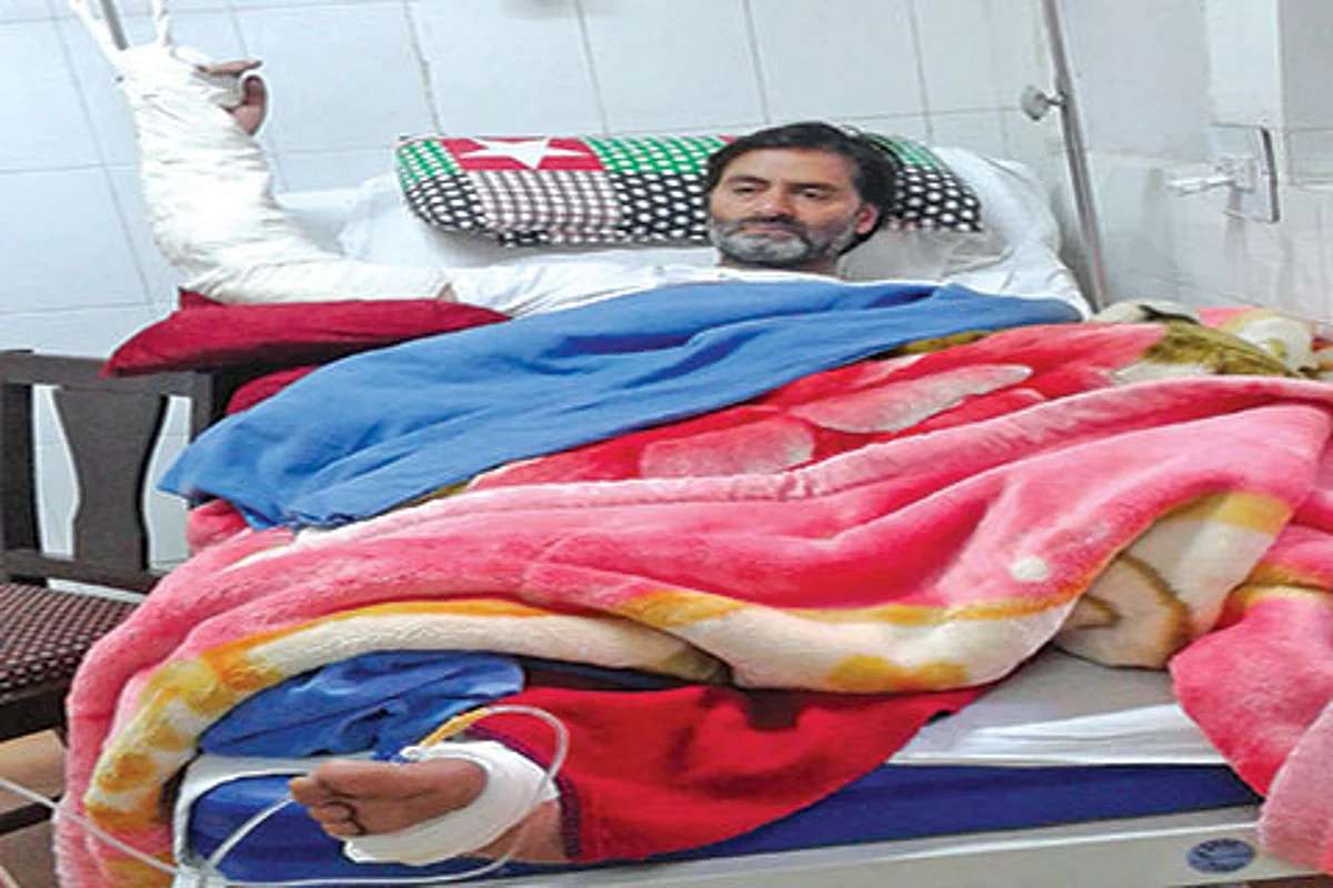 Yasin Malik suffering from fever, arm infection: JKLF