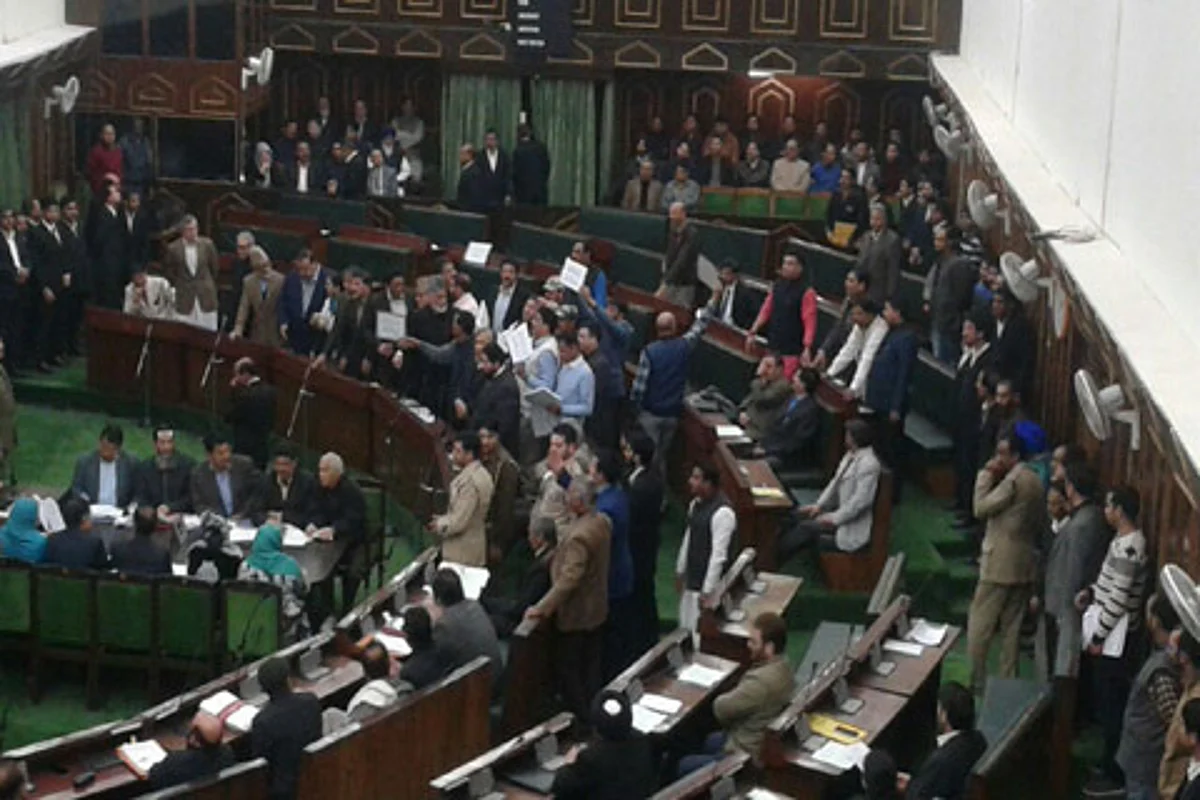Day 2: Opposition seeks debate on Kashmir killings, disrupts assembly session