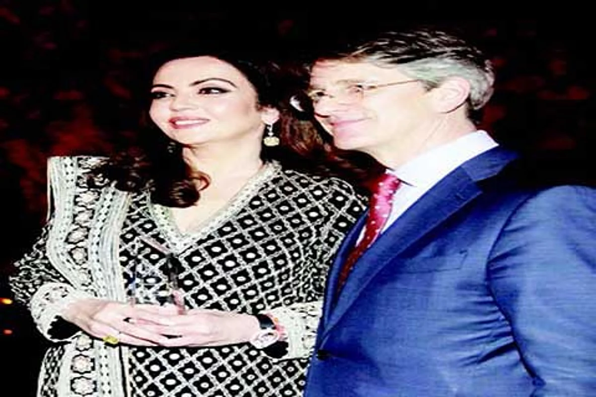 Nita Ambani honoured for philanthropic work