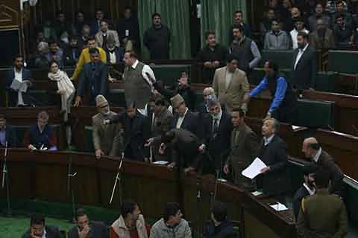 Opposition walks out against cane-charging of protestors in Jammu