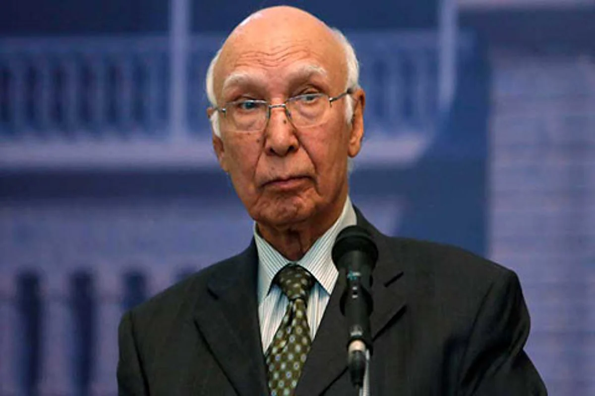 Burhan’s death was a turning point, says Sartaj Aziz