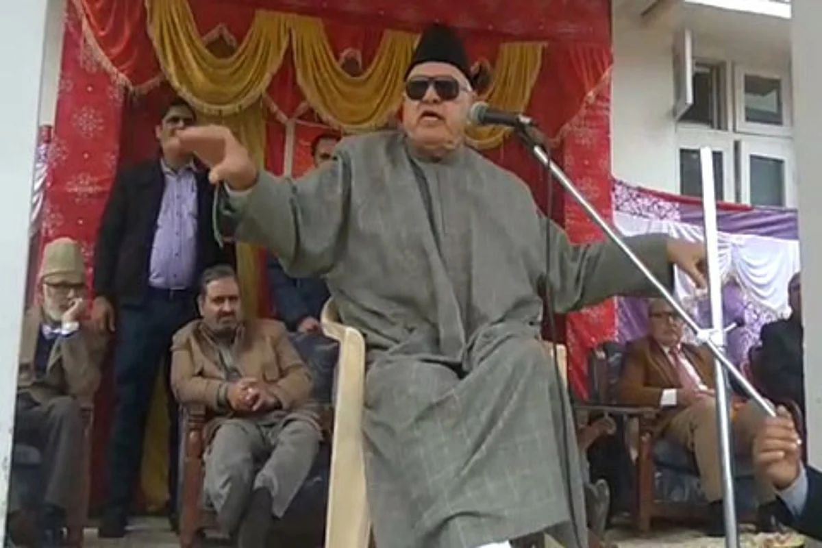 Farooq to New Delhi: ‘Wake up, talk to Pakistan or lose Kashmir’
