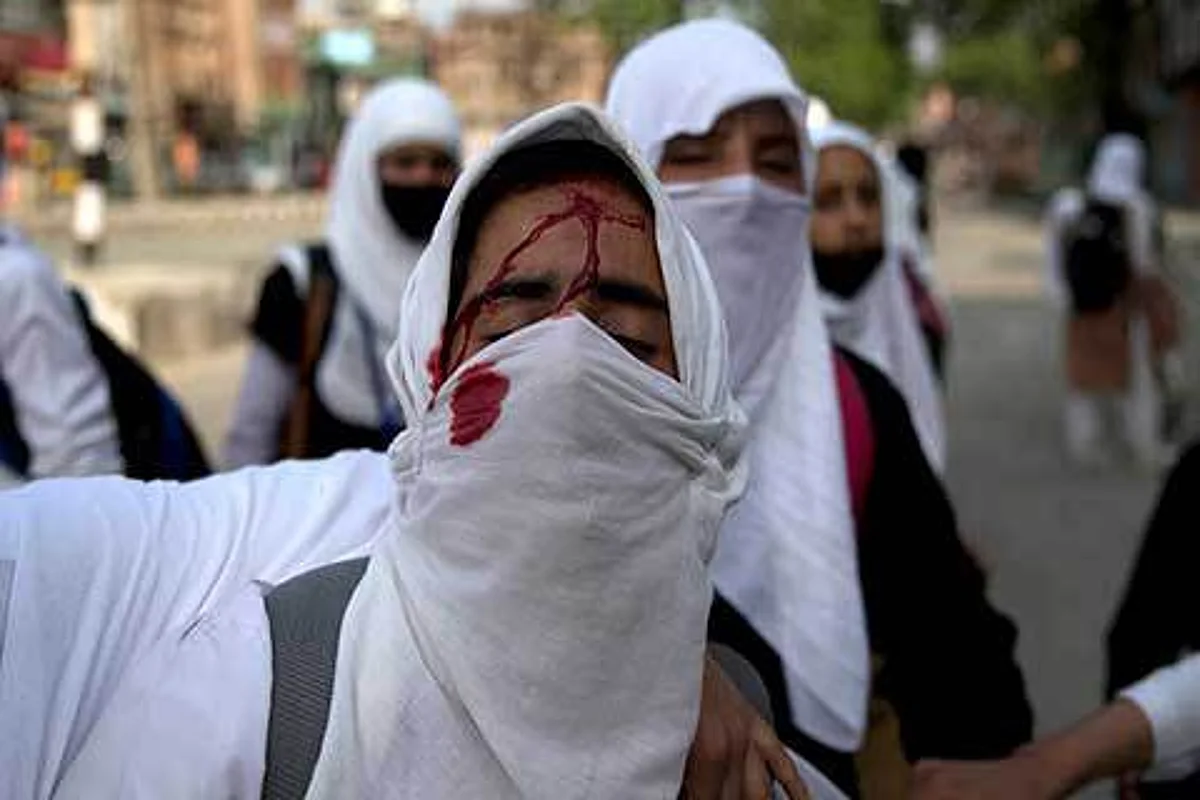 Another girl student injured during protest at Nawa Kadal