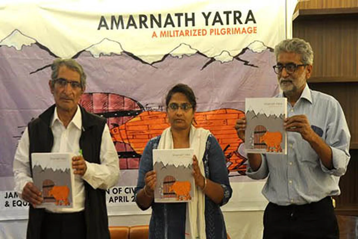Faith of Amarnath pilgrims used for political interests: Report