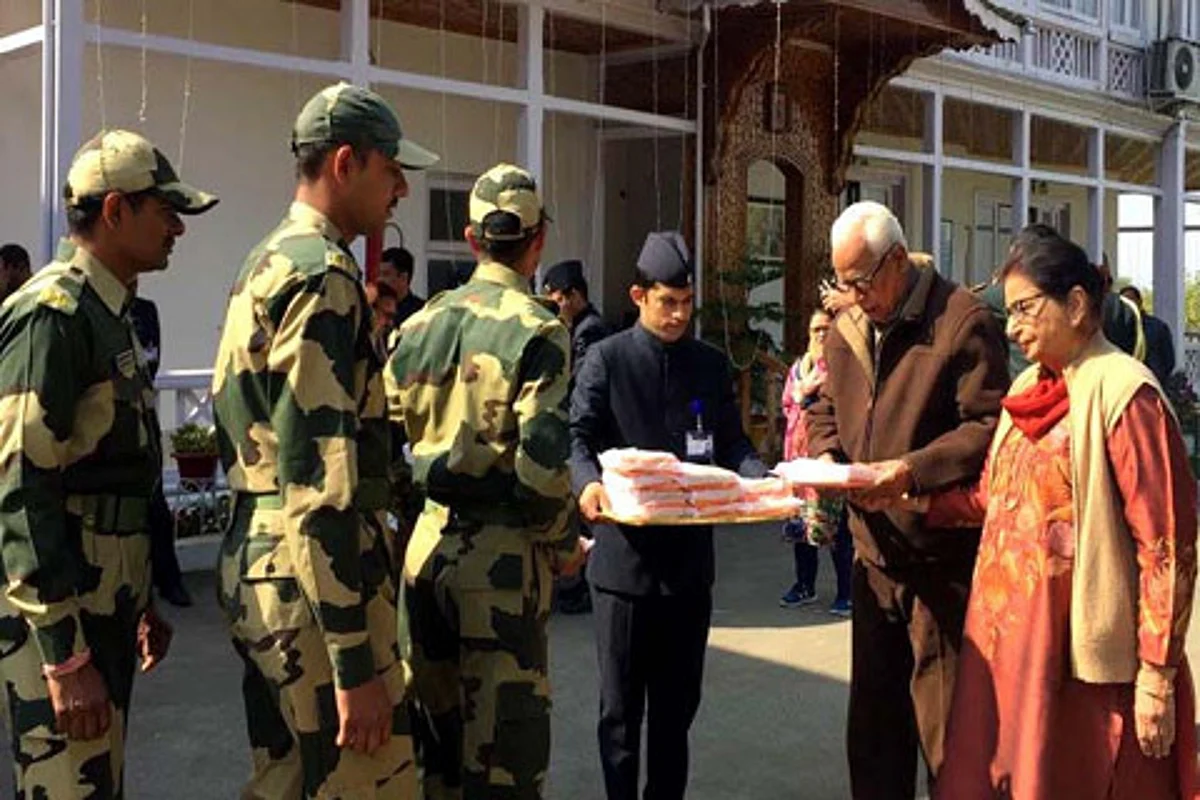 Diwali celebrated at Raj Bhavan in Srinagar