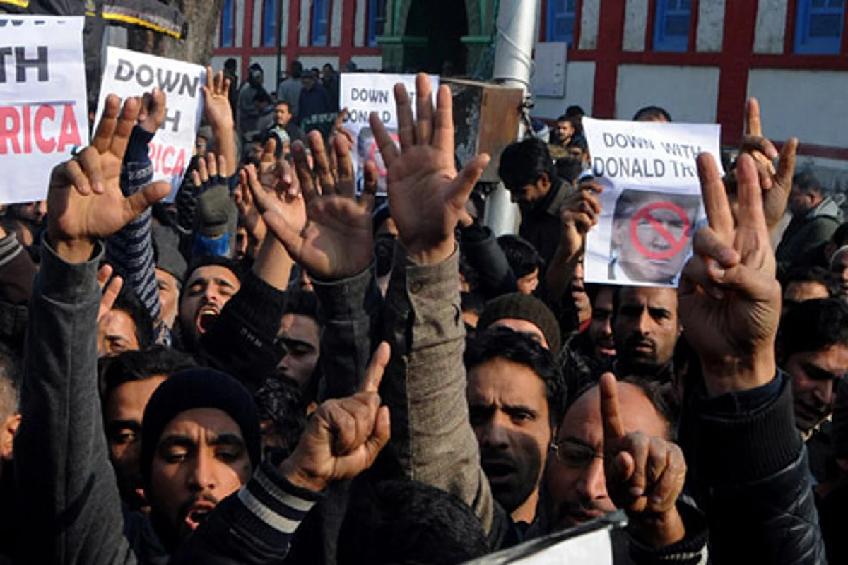 Video | Protests held in Kashmir against US declaration on Jerusalem
