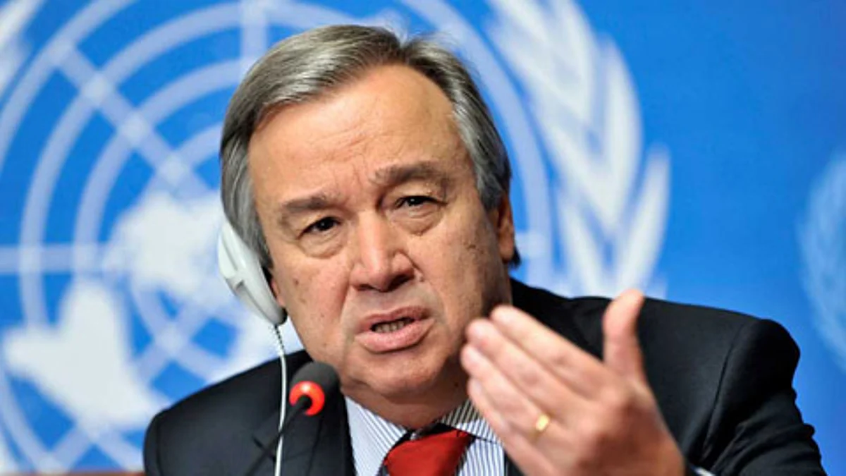 UN chief Antonio Guterres