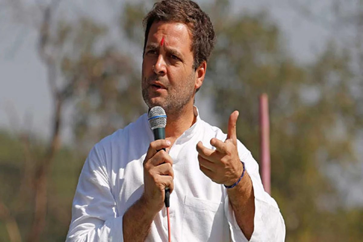 BJP setting country on fire: Rahul on “Padmaavat” row