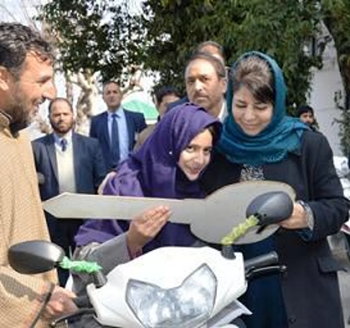 Chief Minister hands over motorized bicycles among specially abled youth