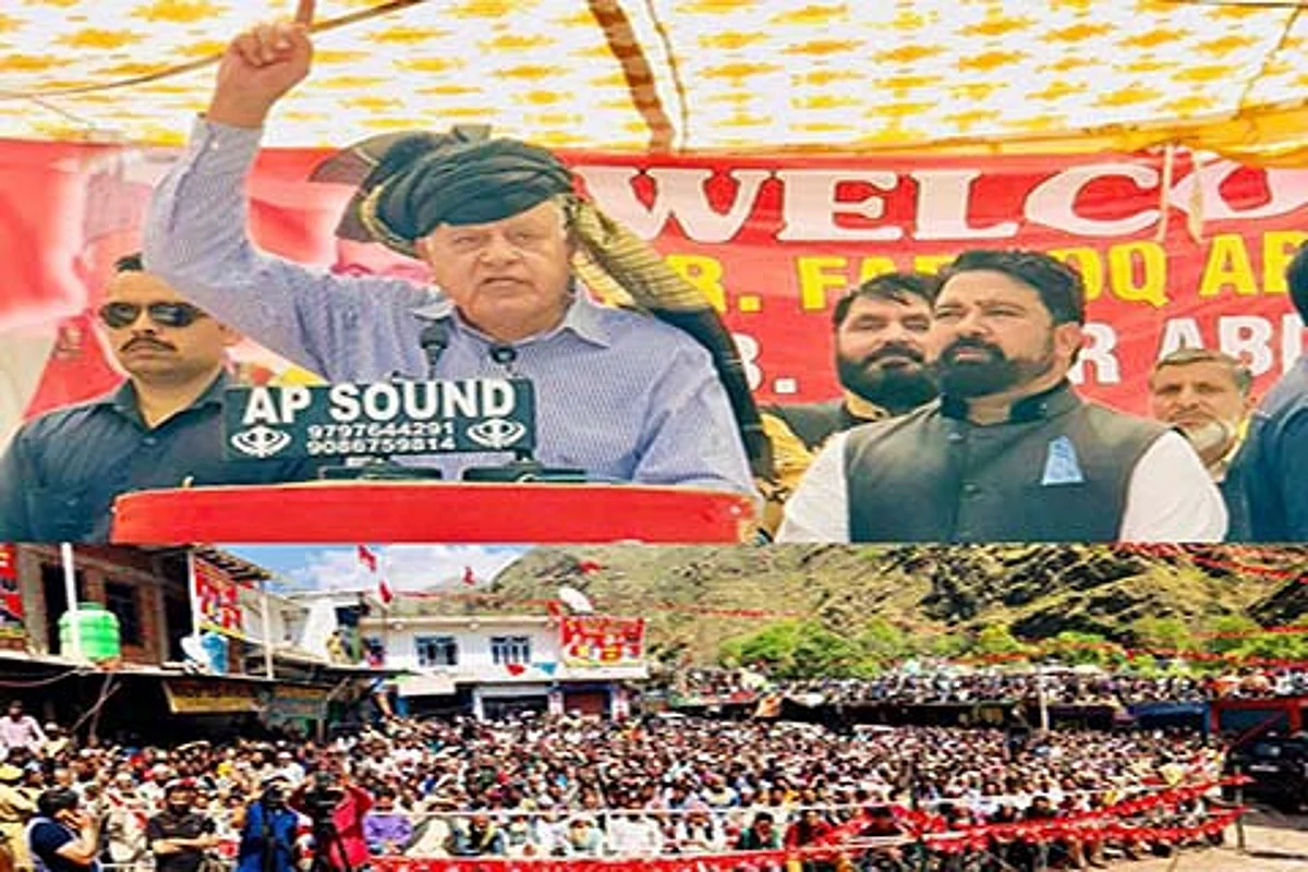 Kashmiris not slaves of India: Farooq Abdullah