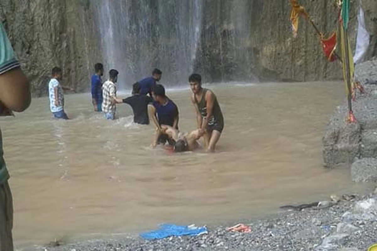 Siar Baba waterfall incident aftermath